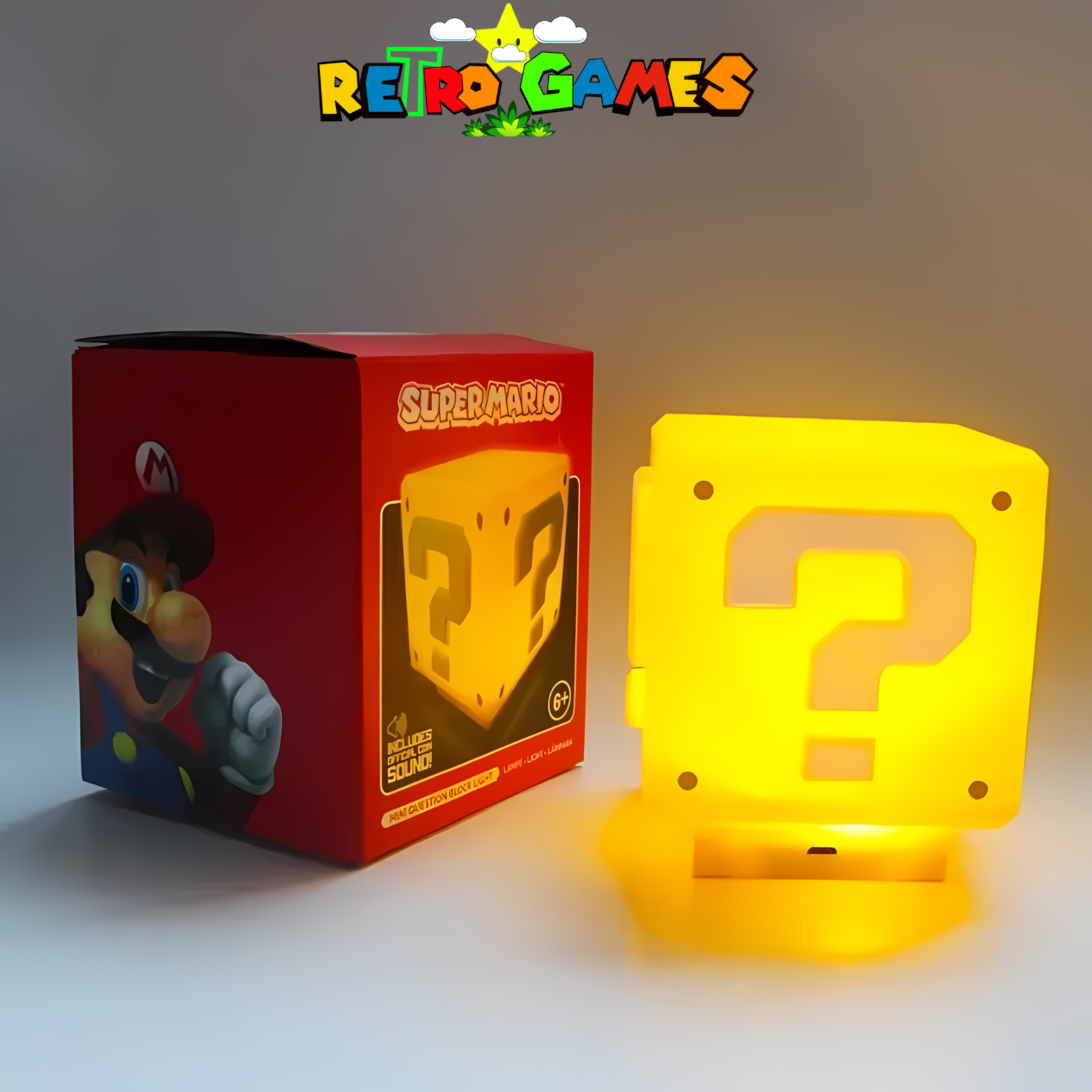 RetroLight - Super Mario Question Block