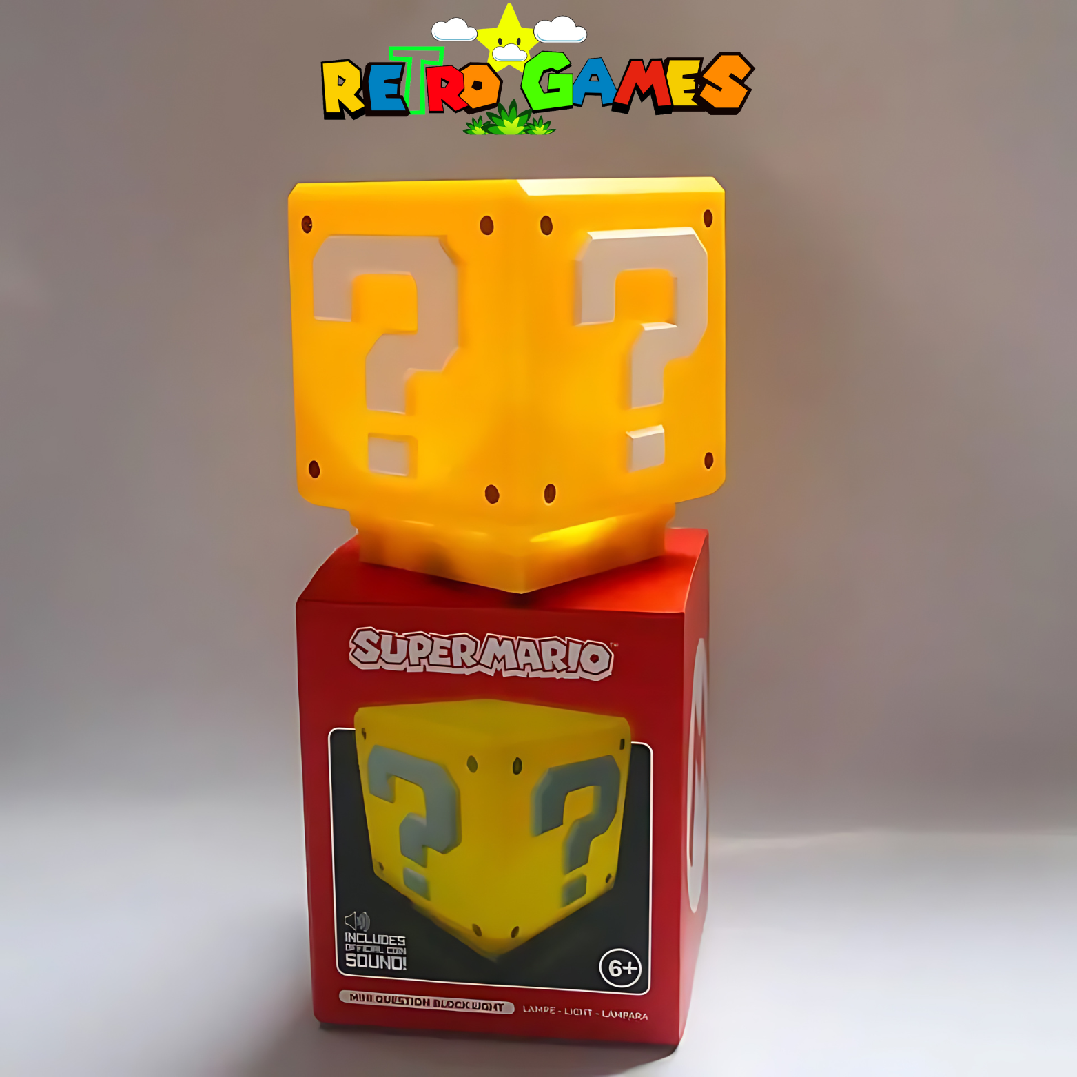 RetroLight - Super Mario Question Block