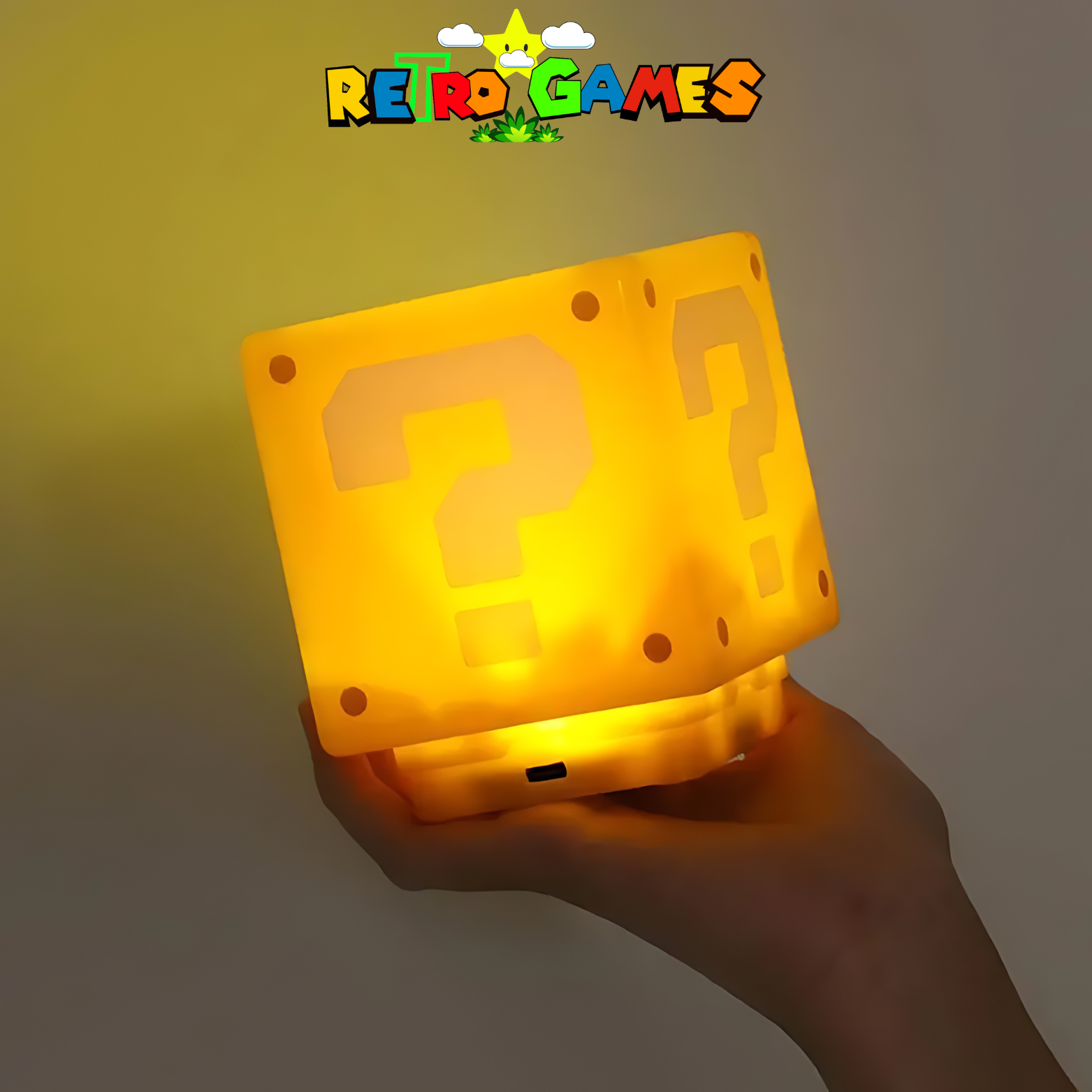 RetroLight - Super Mario Question Block