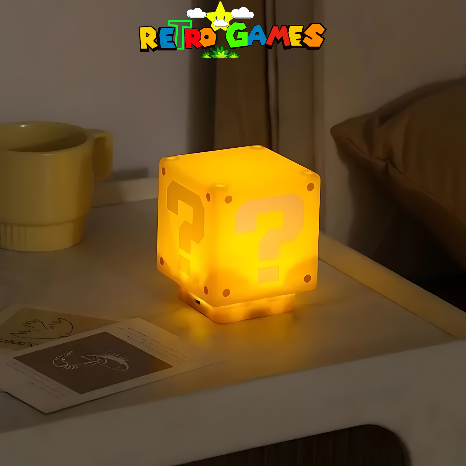 RetroLight - Super Mario Question Block