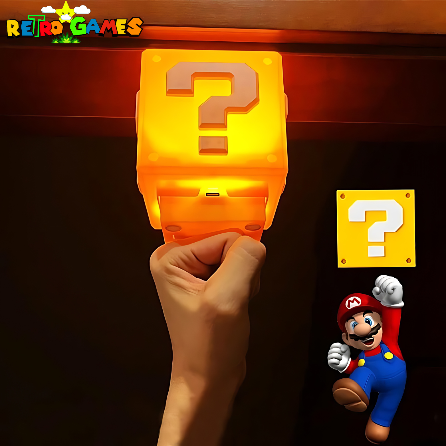 RetroLight - Super Mario Question Block